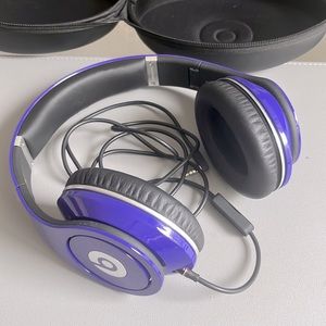 Beats by Dre wired headphones purple